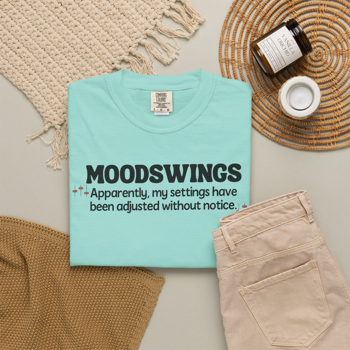 MOODSWINGS - My Settings Adjusted… | Funny Graphic Tee