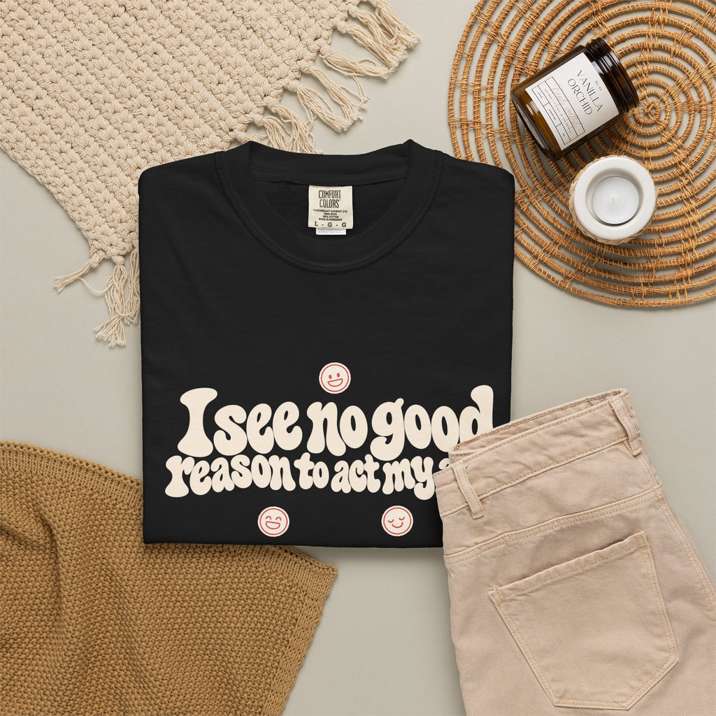 I See No Good Reason… | Funny Graphic Tee