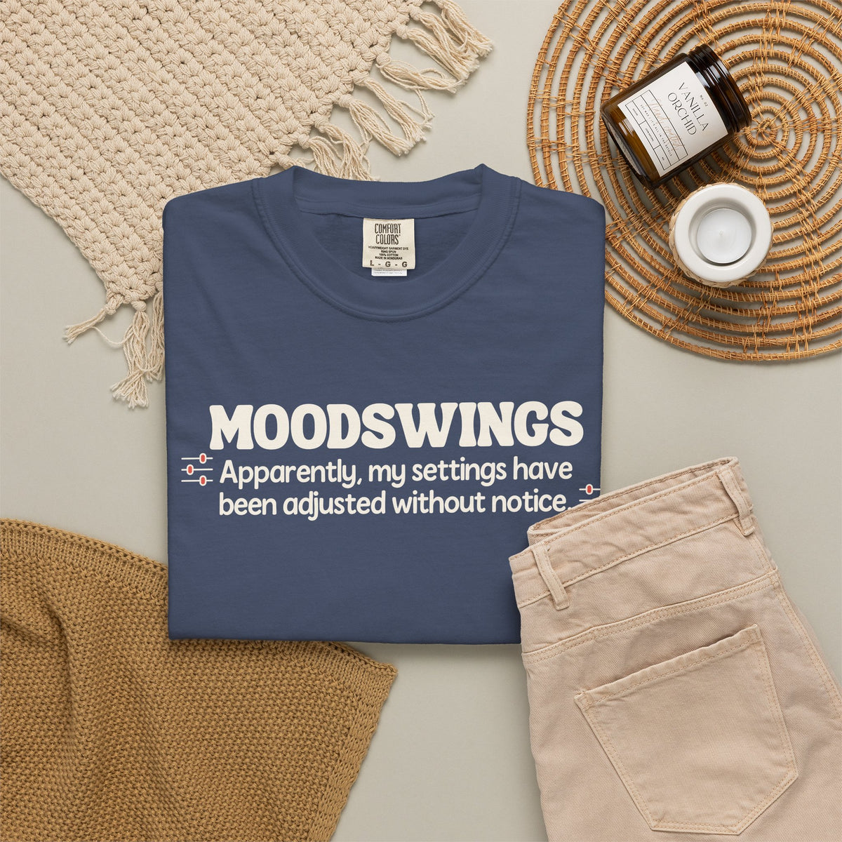 MOODSWINGS - My Settings Adjusted… | Funny Graphic Tee