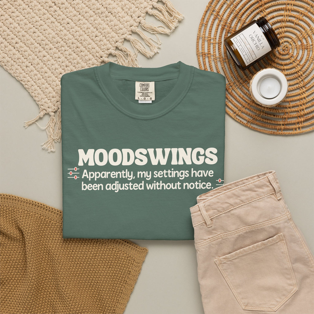 MOODSWINGS - My Settings Adjusted… | Funny Graphic Tee