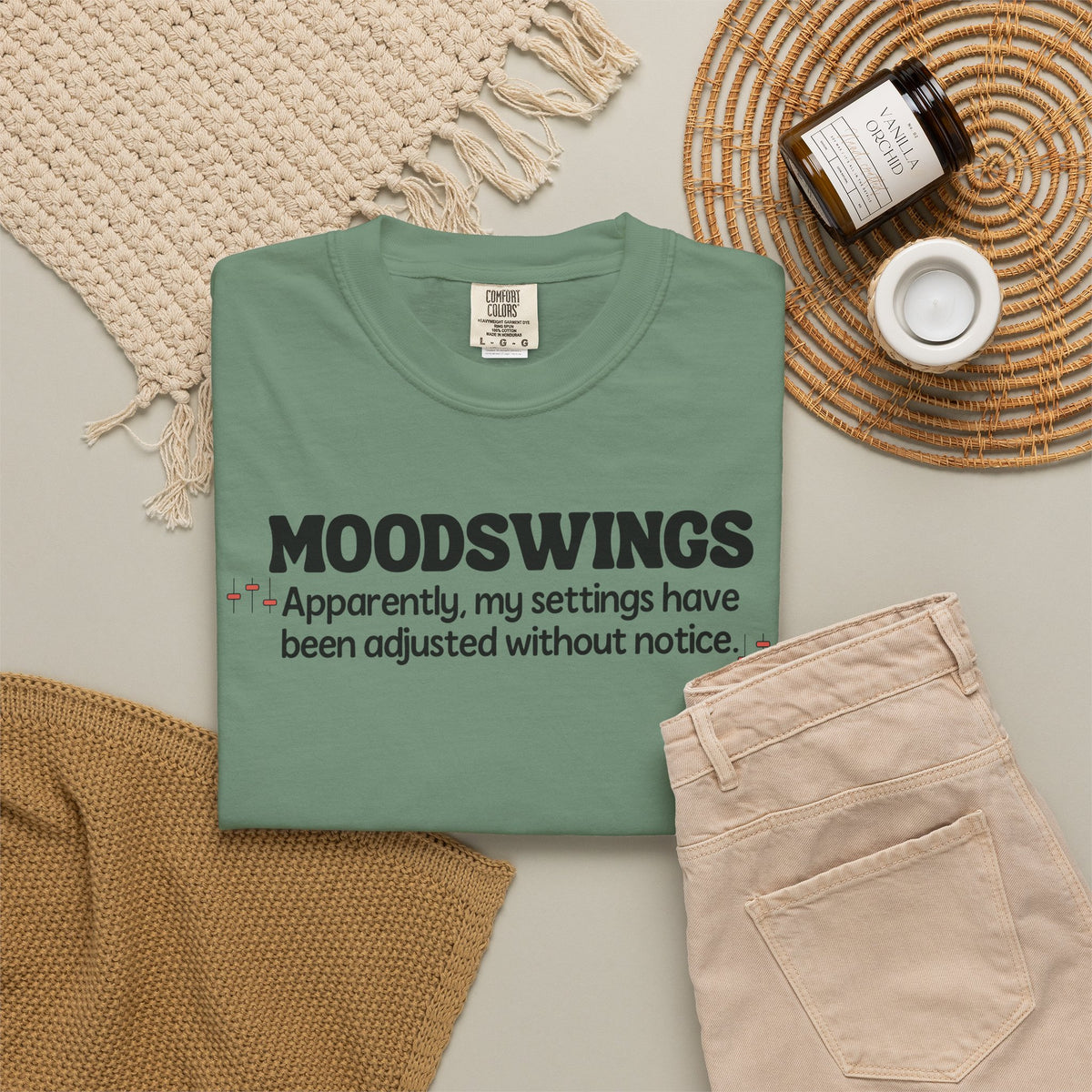 MOODSWINGS - My Settings Adjusted… | Funny Graphic Tee