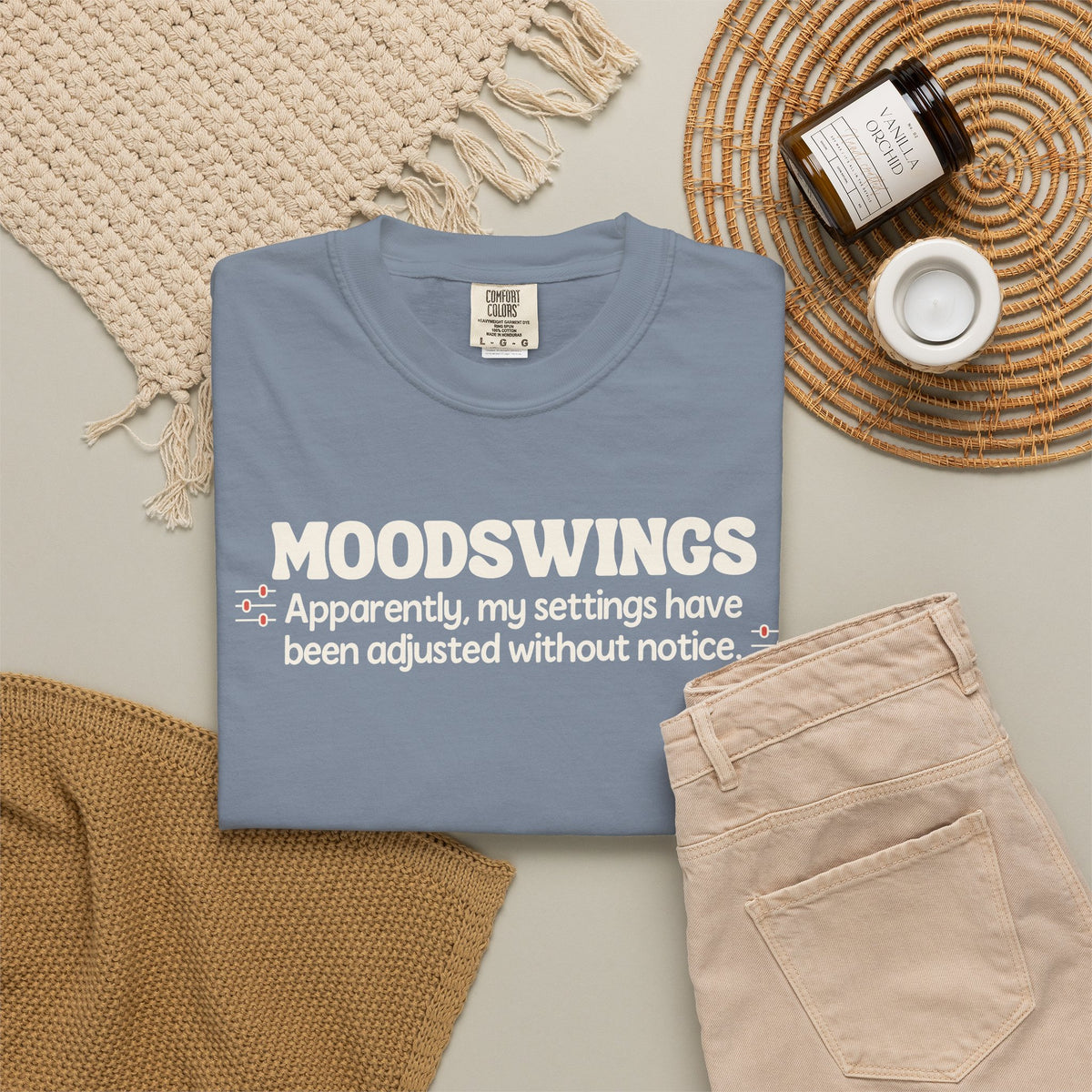 MOODSWINGS - My Settings Adjusted… | Funny Graphic Tee
