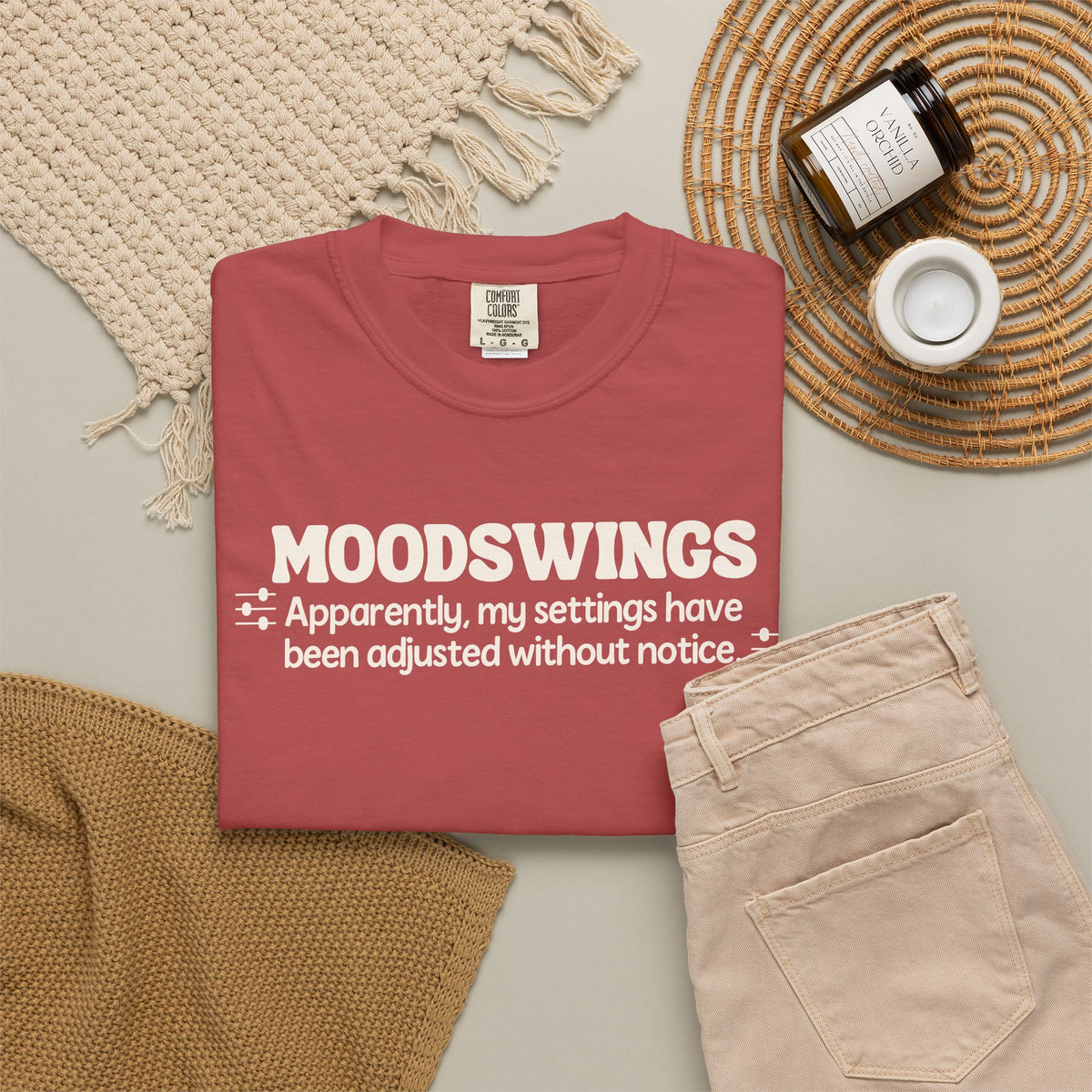 MOODSWINGS - My Settings Adjusted… | Funny Graphic Tee