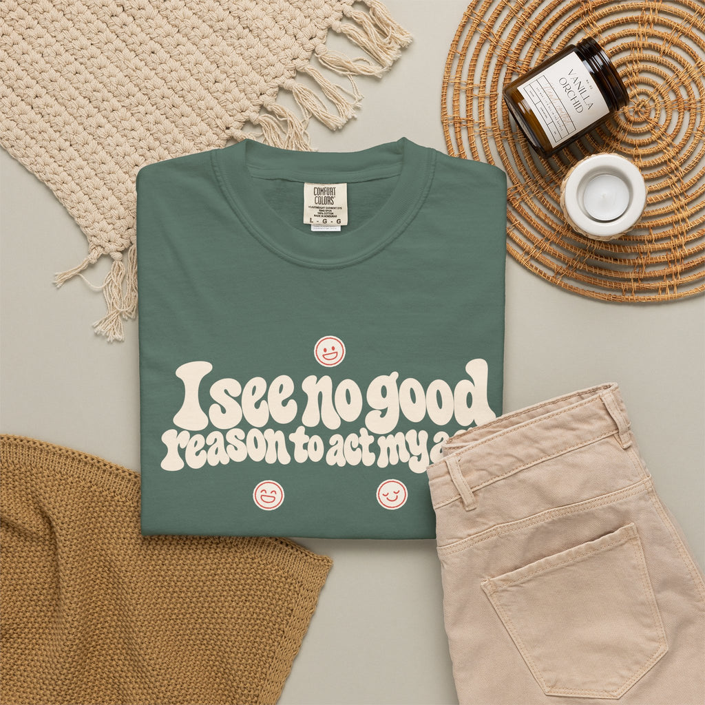 I See No Good Reason… | Funny Graphic Tee