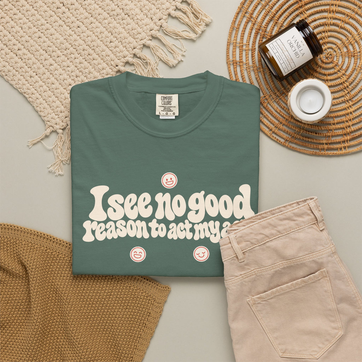 I See No Good Reason… | Funny Graphic Tee
