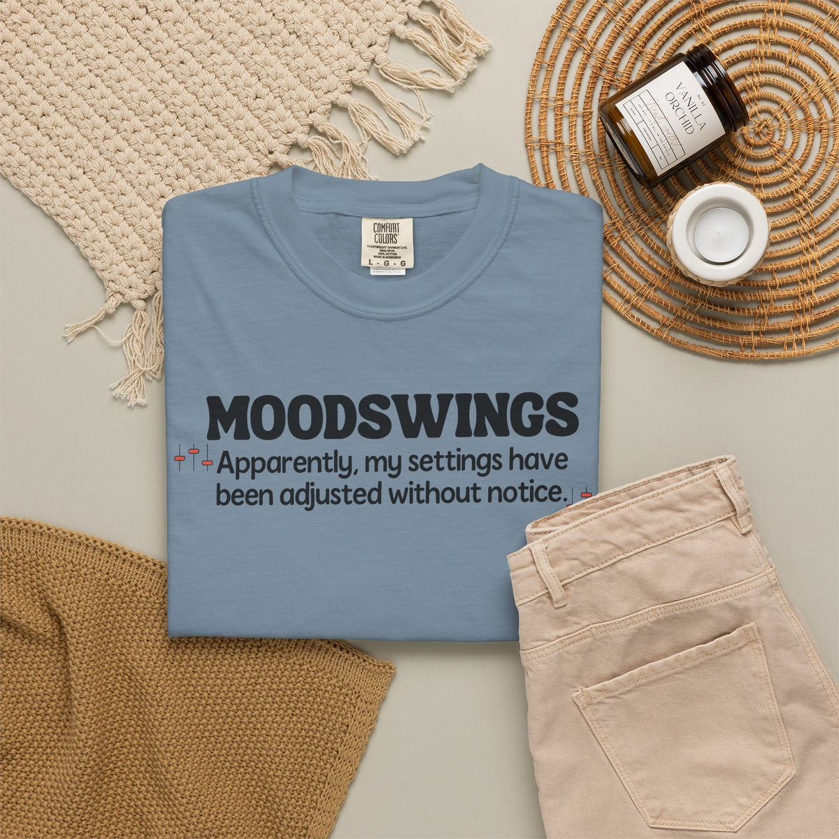 MOODSWINGS - My Settings Adjusted… | Funny Graphic Tee