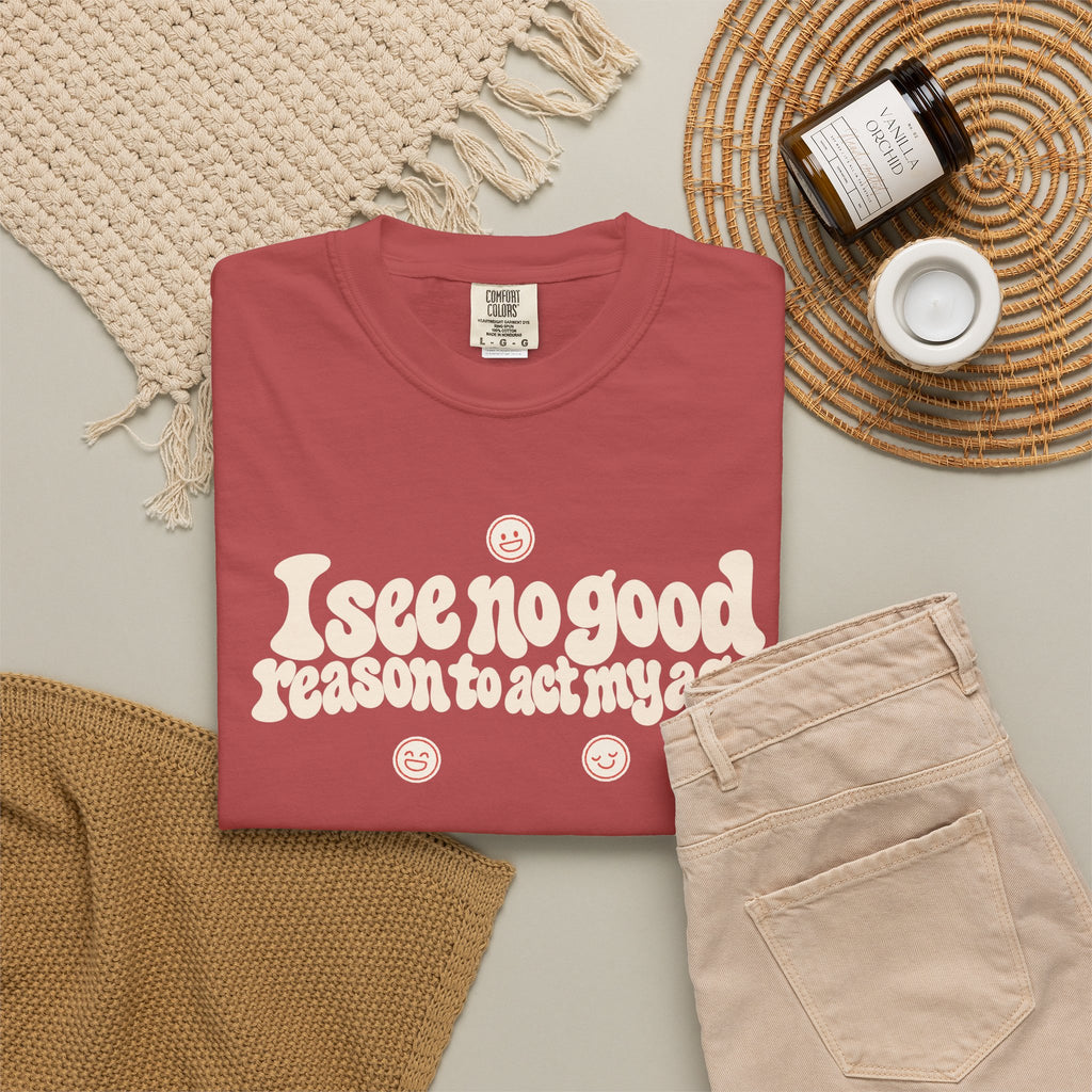 I See No Good Reason… | Funny Graphic Tee