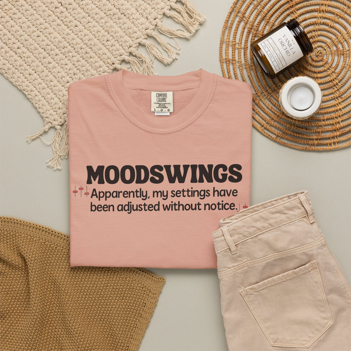 MOODSWINGS - My Settings Adjusted… | Funny Graphic Tee